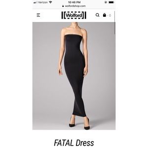 NWT Wolford FATAL dress S - Black